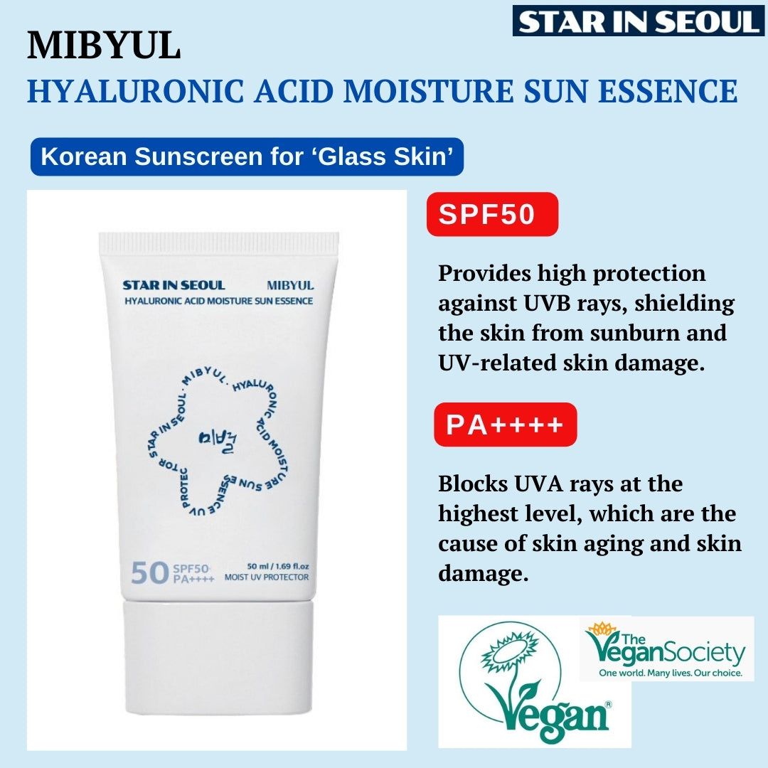 MIBYUL HYALURONIC ACID FEUCHTIGKEITSSONNENESSENZ