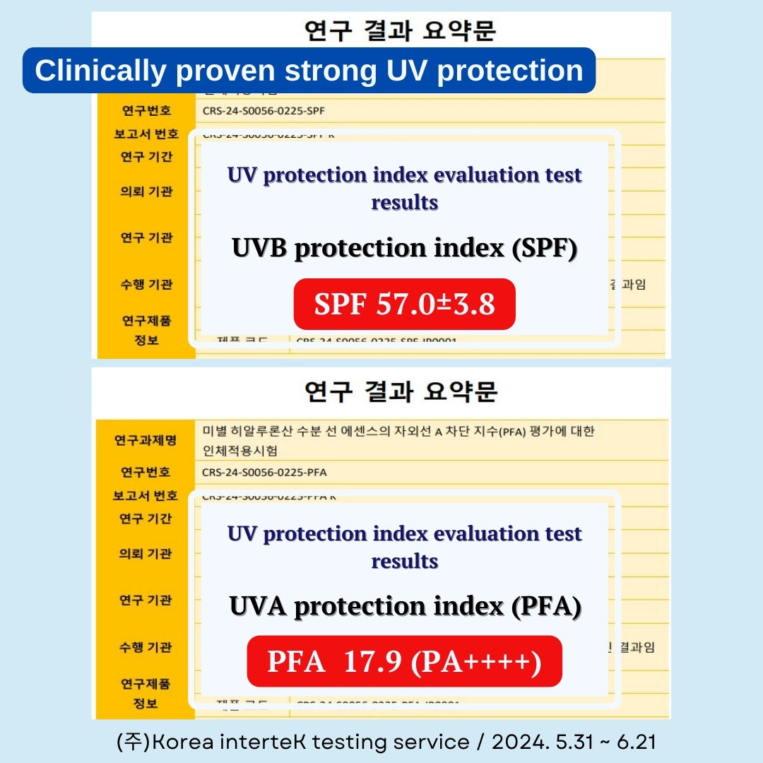 MIBYUL HYALURONIC ACID FEUCHTIGKEITSSONNENESSENZ